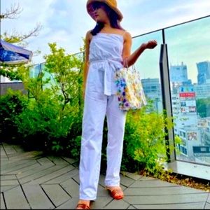 NWT Zara White TRF Jumper with Belt